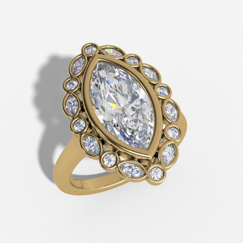 LAB GROWN Engagement Ring