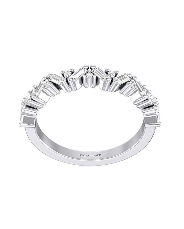 Diamond Wedding Bands  -  Women's