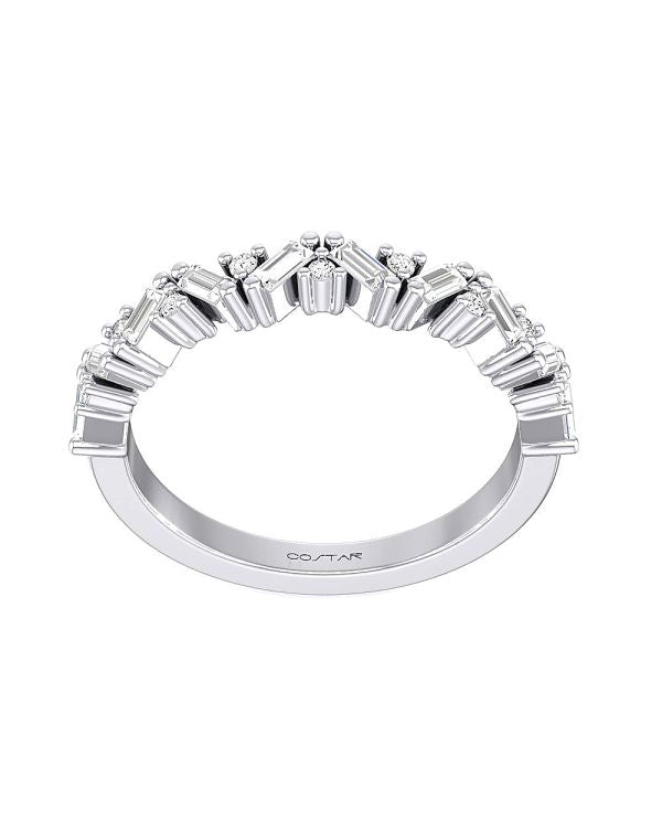 Diamond Wedding Bands  -  Women's