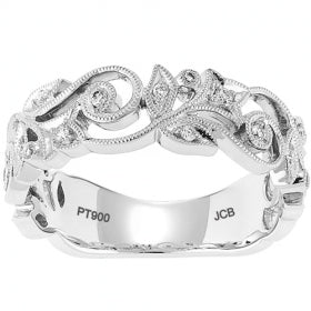 Diamond Wedding Bands  -  Women's