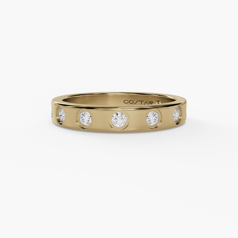 Diamond Wedding Bands  -  Women's