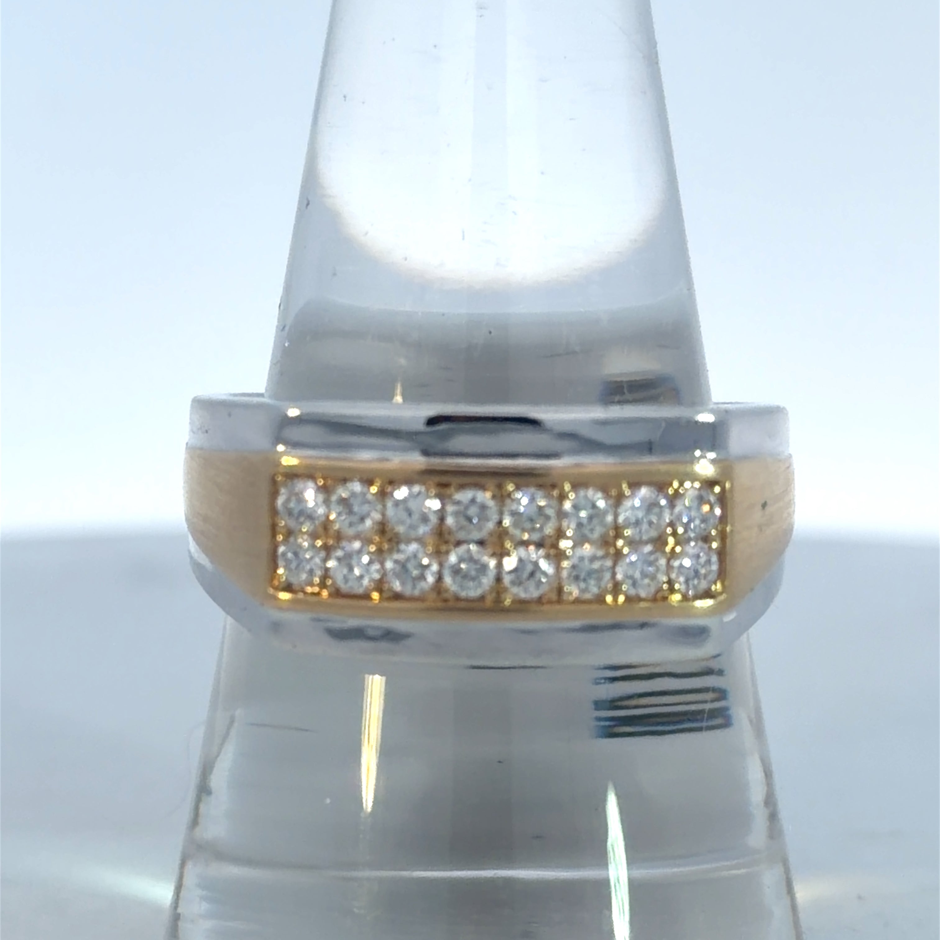 Diamond Wedding Bands  -  Men's