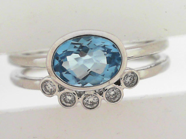 Colored Stone Rings  -  Women's