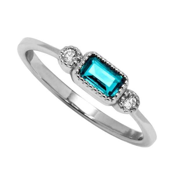 Colored Stone Rings  -  Women's