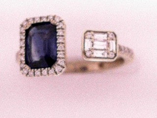 Colored Stone Rings  -  Women's