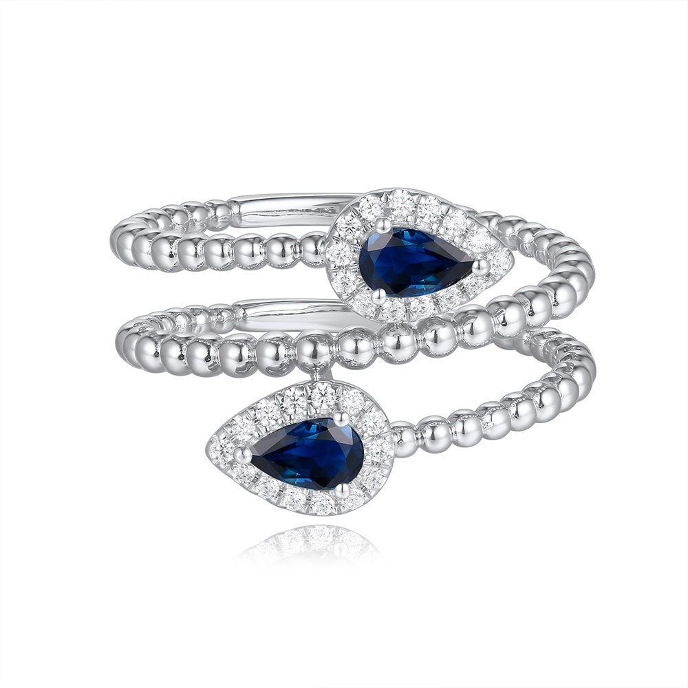 Colored Stone Rings  -  Women's