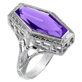 Colored Stone Rings  -  Women's