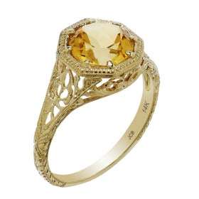 Colored Stone Rings  -  Women's