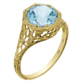 Colored Stone Rings  -  Women's