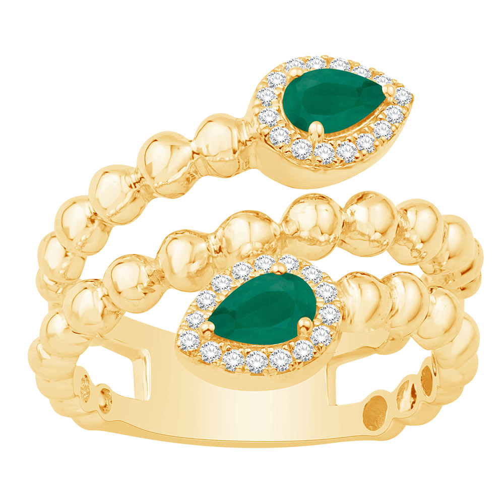 Colored Stone Rings  -  Women's