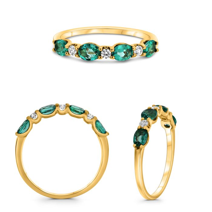 Colored Stone Rings  -  Women's