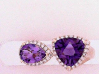 Colored Stone Rings  -  Women's