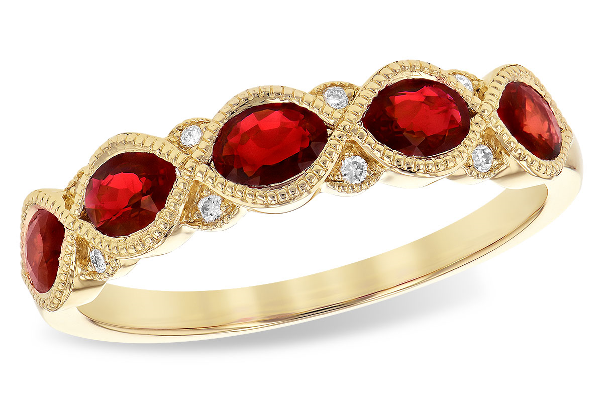 Colored Stone Rings  -  Women's