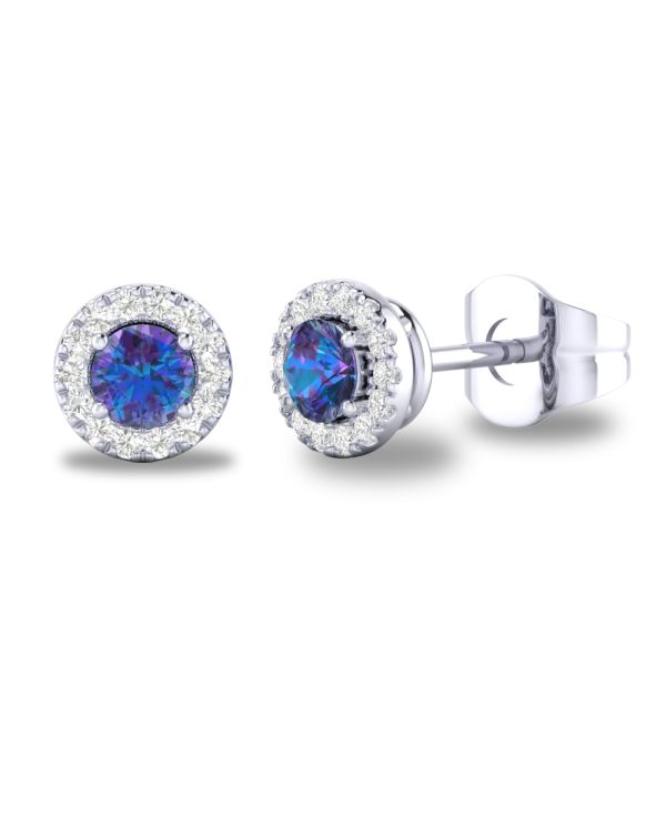 Colored Stone Earrings