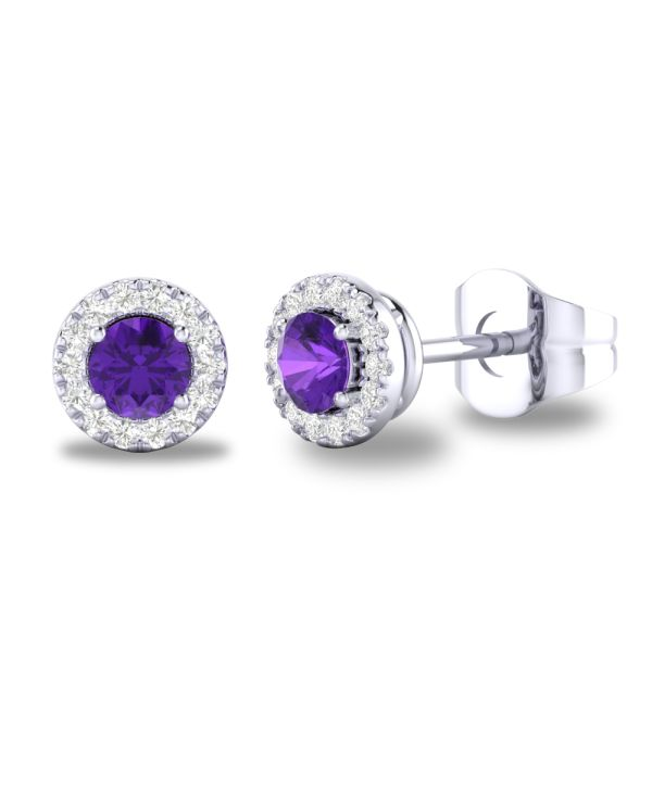 Colored Stone Earrings
