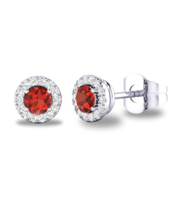 Colored Stone Earrings