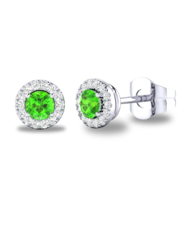 Colored Stone Earrings