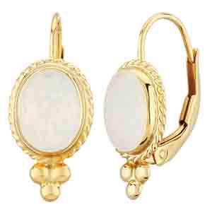 Colored Stone Earrings