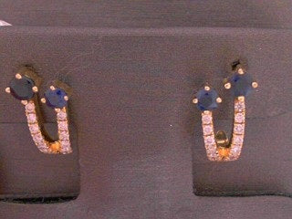 Colored Stone Earrings