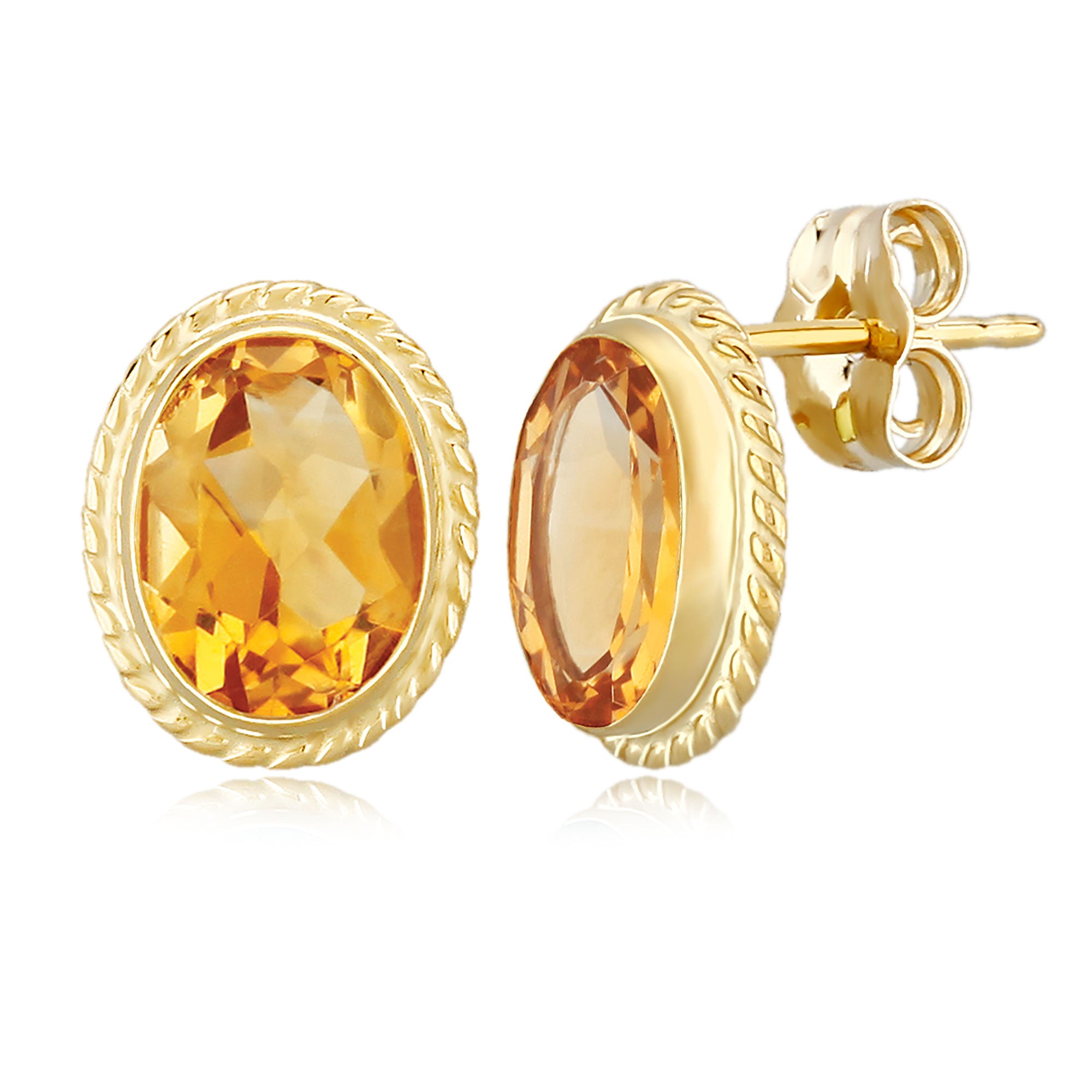 Colored Stone Earrings