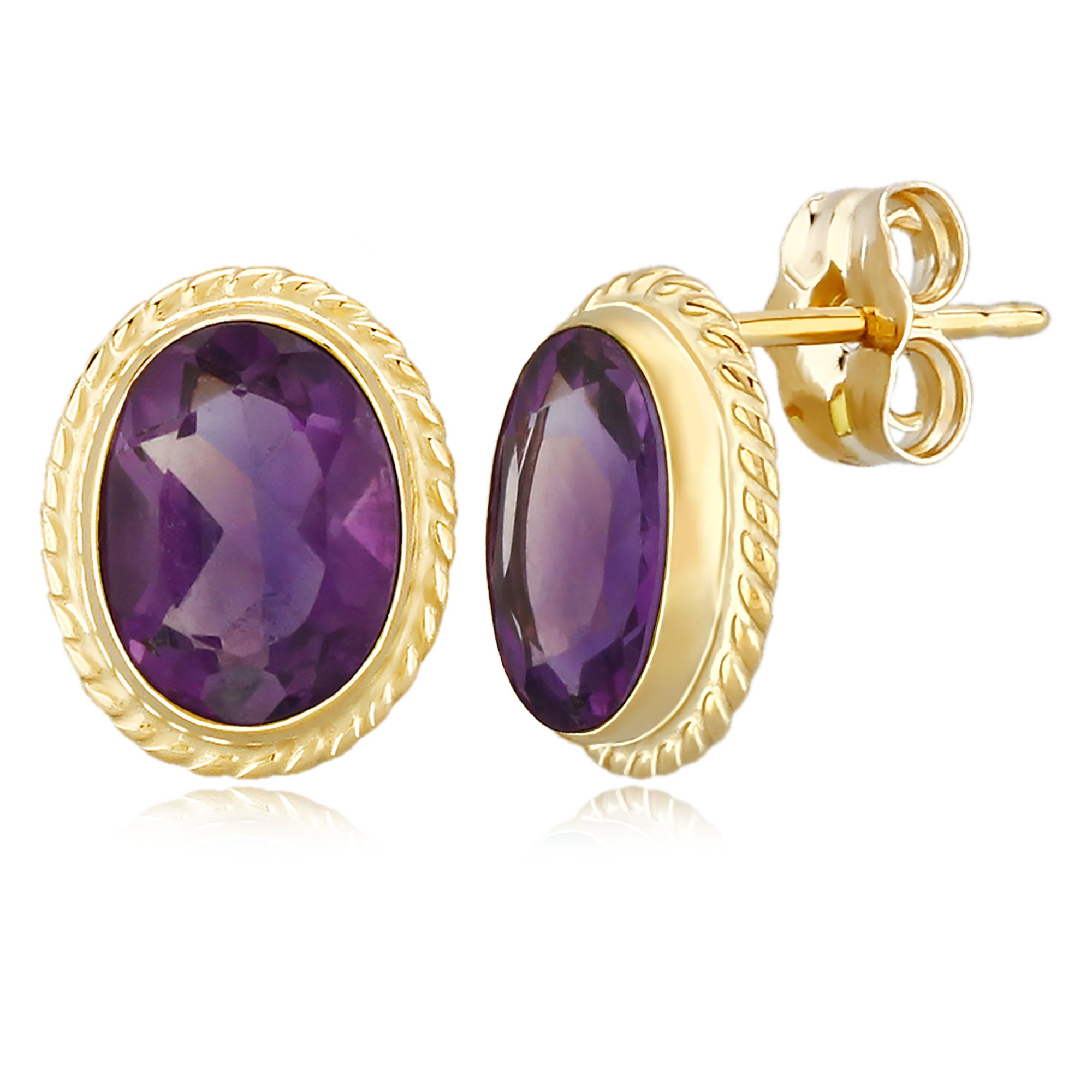 Colored Stone Earrings