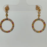 Colored Stone Earrings