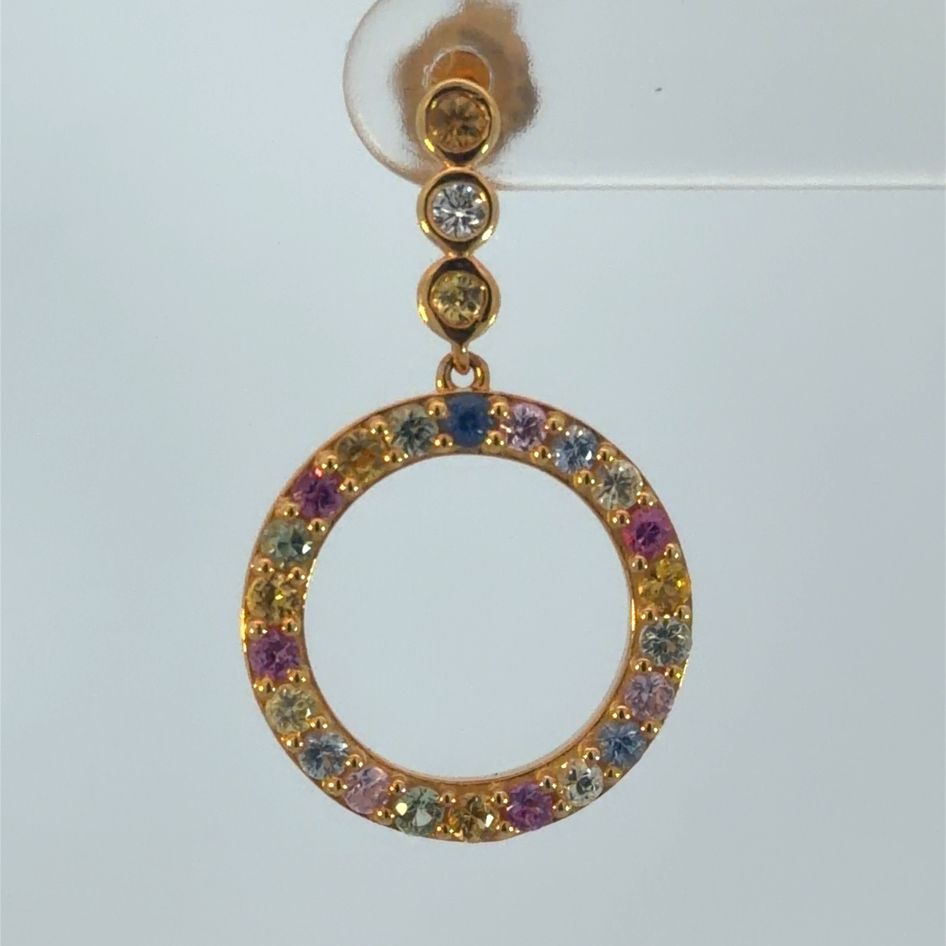 Colored Stone Earrings