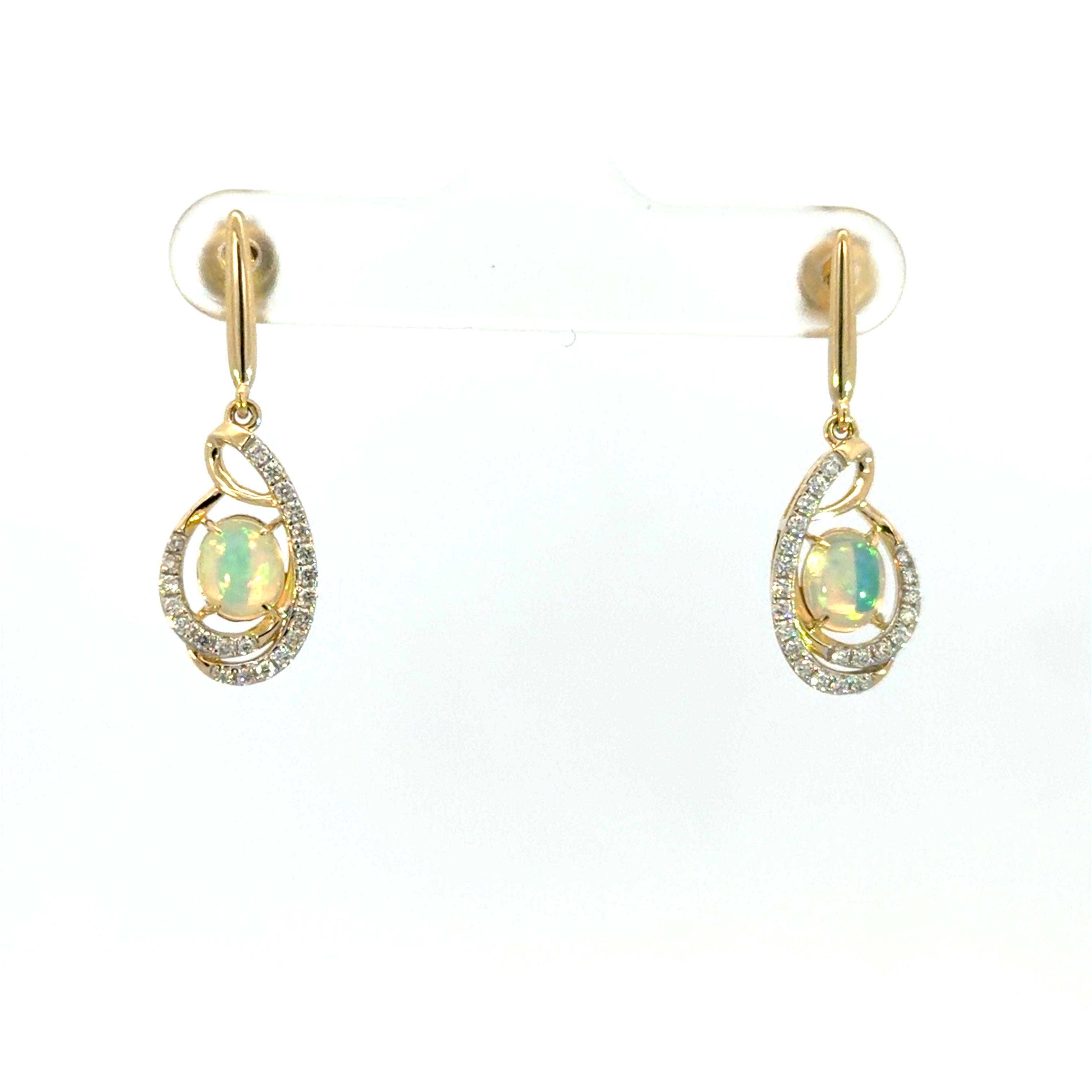 Colored Stone Earrings