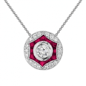 Colored Stone Necklace