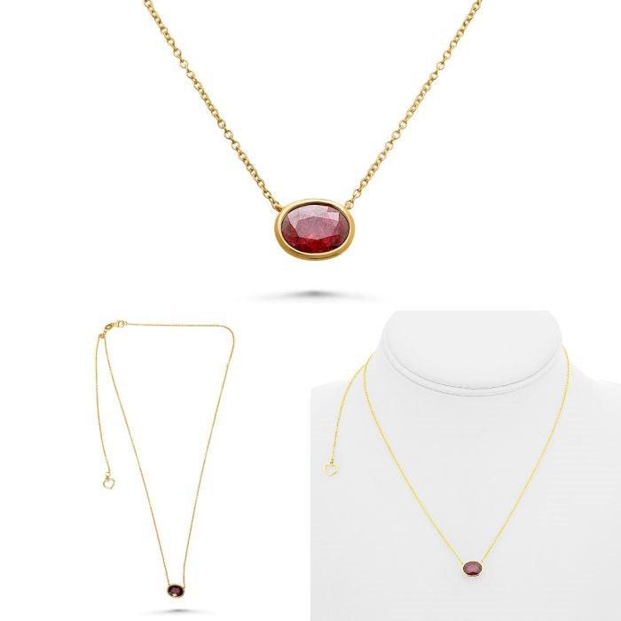 Colored Stone Necklace