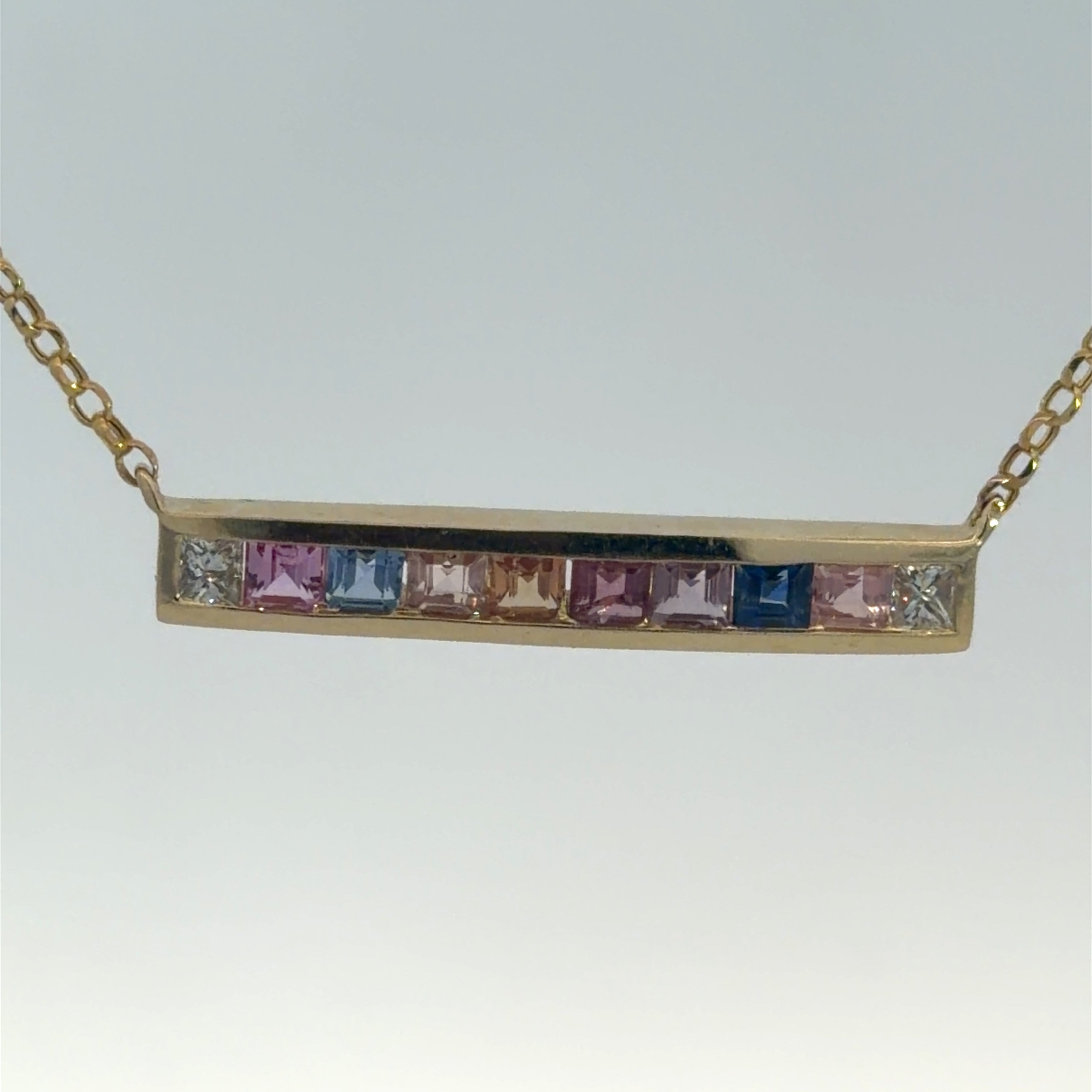Colored Stone Necklace