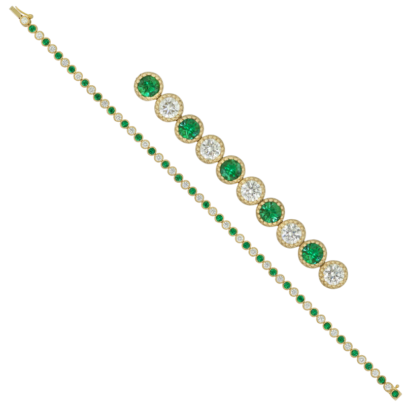 Colored Stone Bracelets