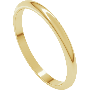 Gold Wedding Bands  -  Women's