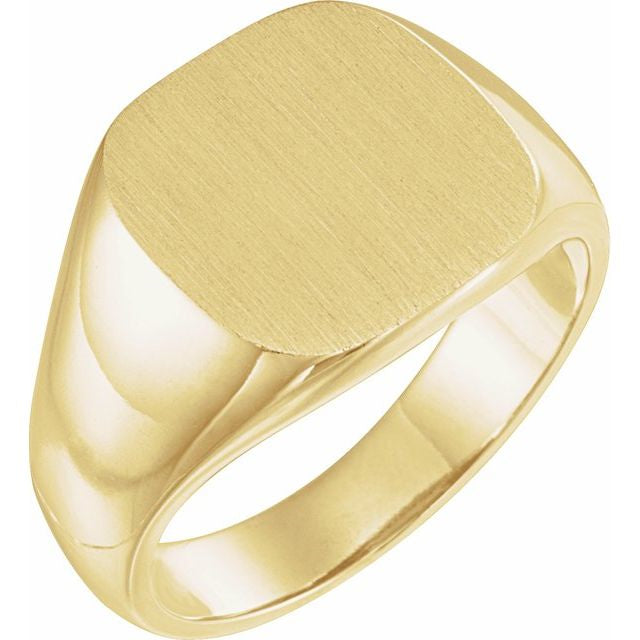 Gold Fashion Ring  -  Men's
